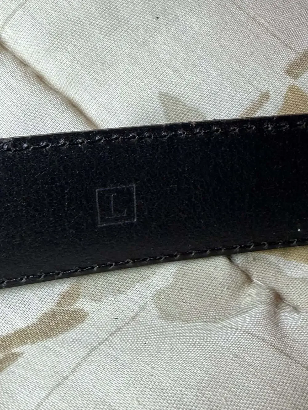 Fossil Vintage Western-Style Black Leather Concho Belt